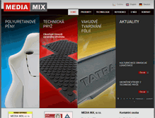 Tablet Screenshot of media-mix.cz